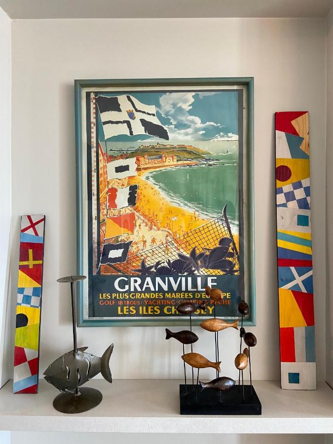 Le Petit Logis - Vue Mer Granville Bagian luar foto